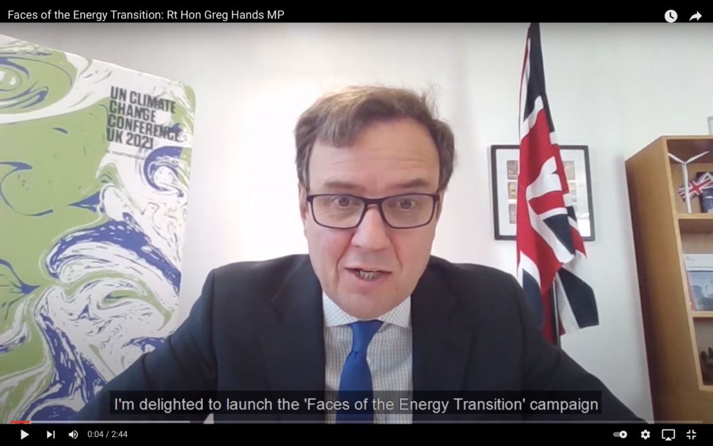 UK energy minister celebrates “once-in-a-generation” green jobs opportunity as part of ‘Faces of the Energy Transition’ campaign UK energy minister celebrates “once-in-a-generation” green jobs opportunity as part of ‘Faces of the Energy Transition’ campaign