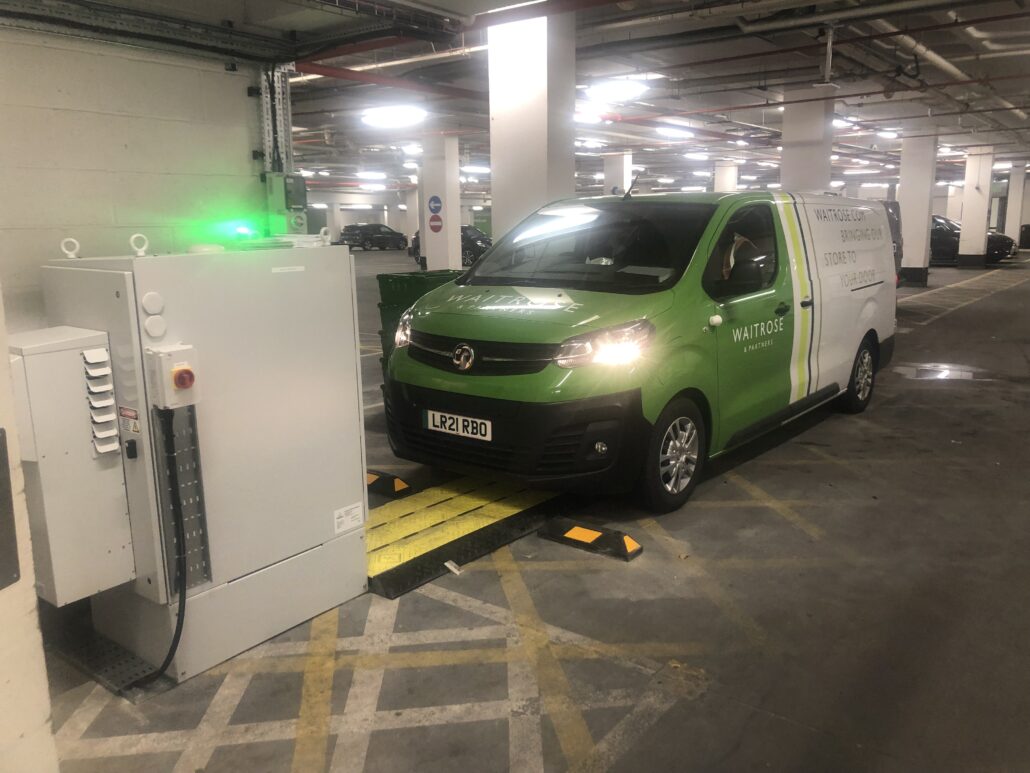 Waitrose to take wireless charged e-Vans for a spin in London Waitrose to take wireless charged e-Vans for a spin in London